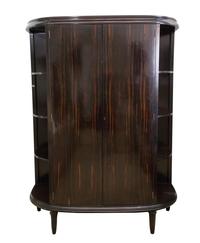 A Dessin Fournir Two-Door Cabinet Height 78 x width 58 1/2 x depth 26 3/4 inches. — 20TH CENTURY
