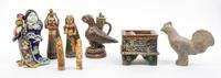 A Collection of Decorative Articles Height of first 8 inches.