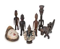 Seven African Sculptures