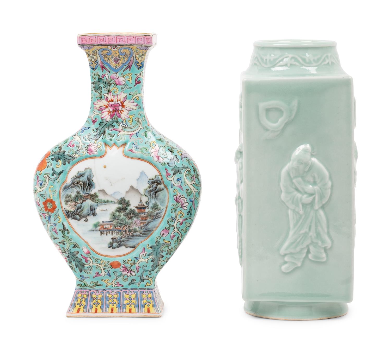 Two Chinese Porcelain Vases