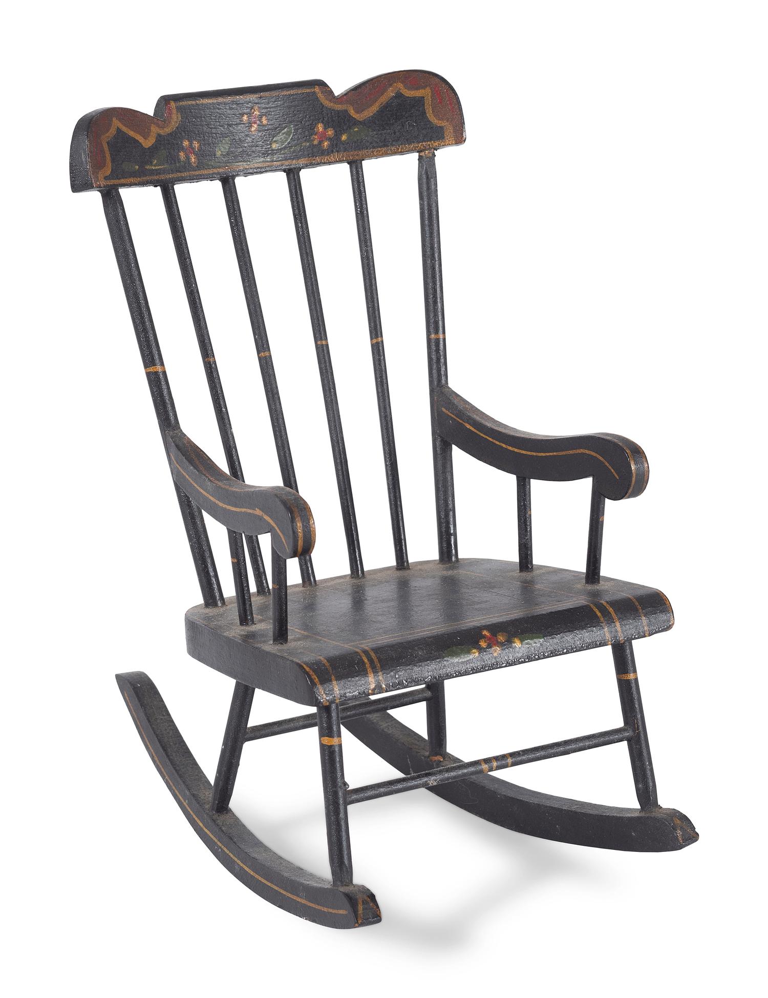 Eleven Miniature Windsor Chairs