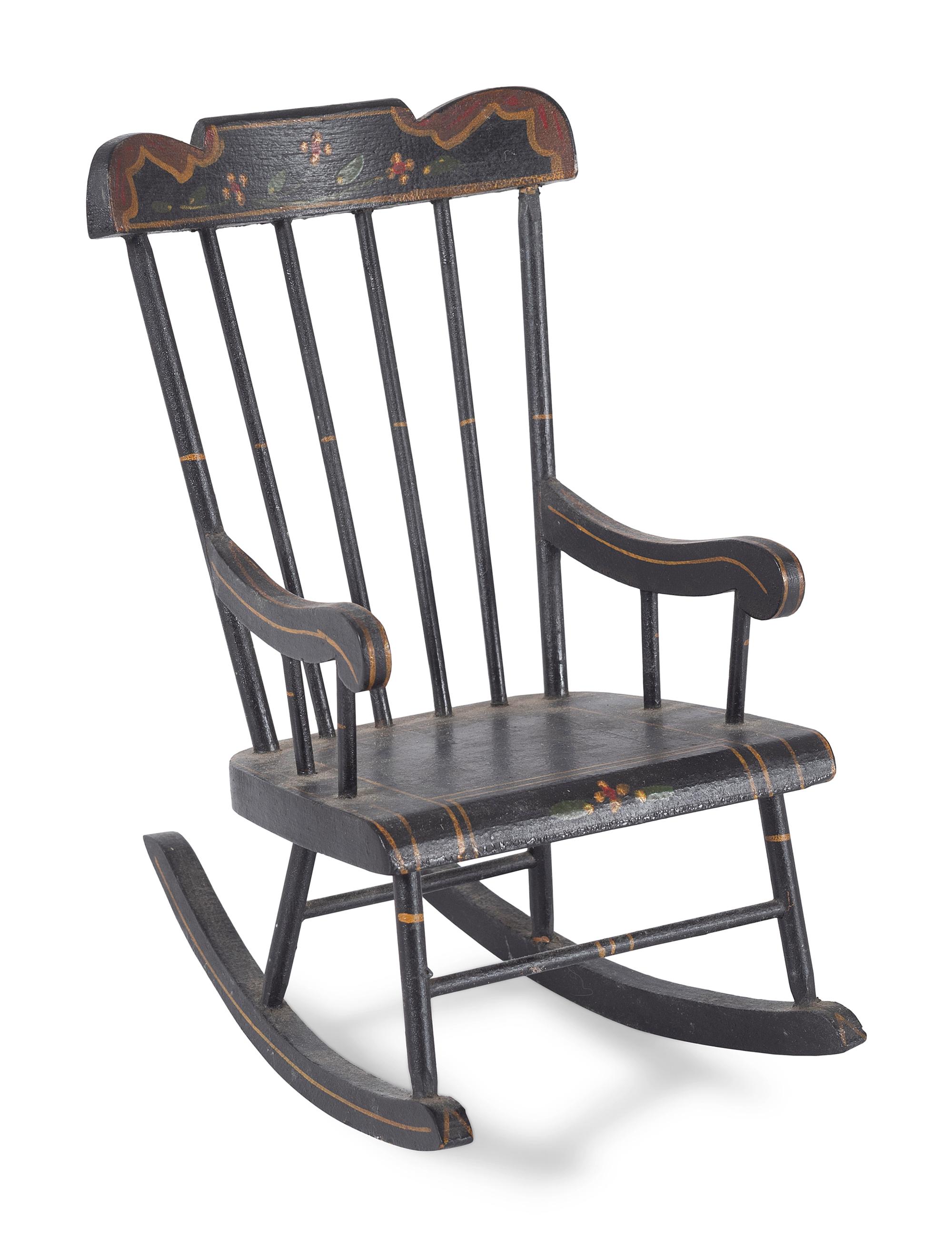 Eleven Miniature Windsor Chairs
