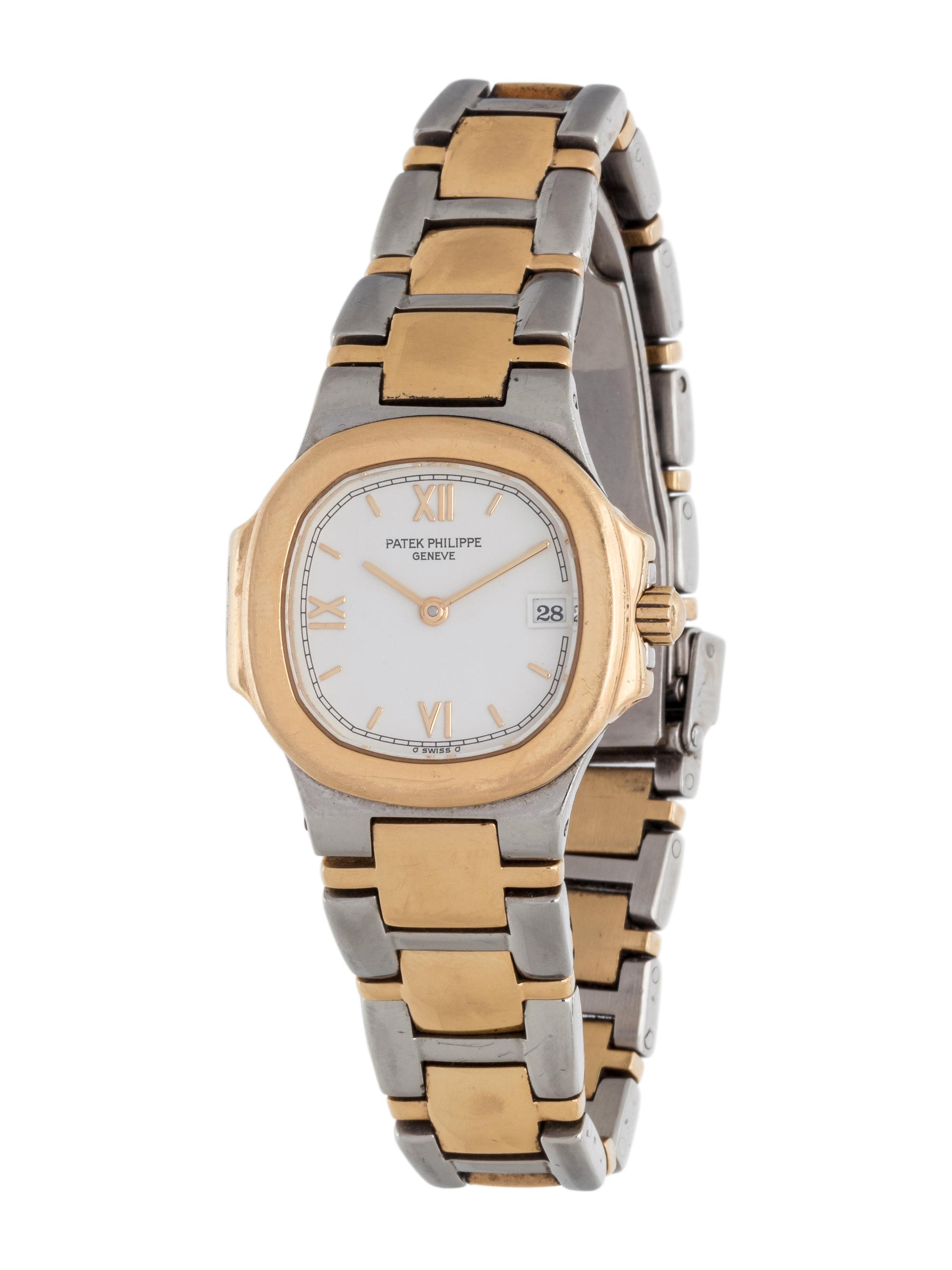 PATEK PHILIPPE, 18K YELLOW GOLD AND STAINLESS STEEL REF. 4700 'NAUTILUS' WRISTWATCH