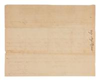 KEY, Francis Scott (1779-1843). Document signed ("Francis Key"), Frederick County [Maryland], February 1805.