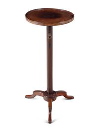 A Directoire Mahogany Telescoping Candle Stand