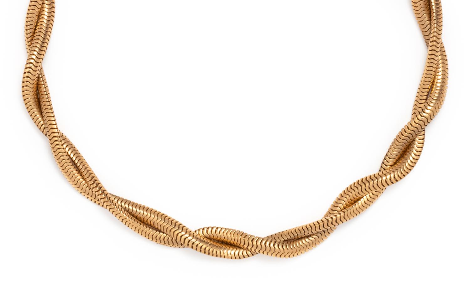 YELLOW GOLD NECKLACE