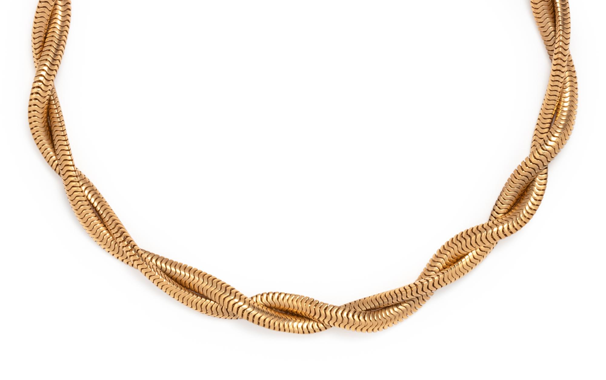 YELLOW GOLD NECKLACE