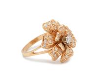 DIAMOND FLOWER MOTIF RING