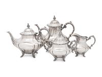 An American Four-Piece Tea and Coffee Service