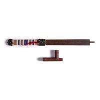 Plains Beaded Pipe Stem, with Catlinite Bowl