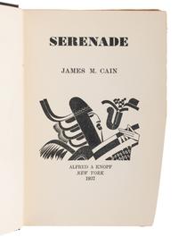 CAIN, James M. (1892-1977). Serenade . New York: Alfred A. Knopf, 1937.