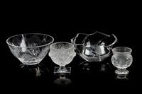 Three Lalique Table Articles