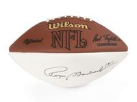 A Roger Staubach Signed Autograph Football (Beckett Authentication Services Certified),