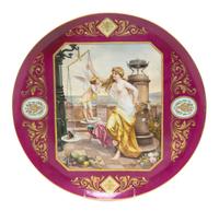 A Vienna Porcelain Charger Diameter 14 inches. — 19TH/20TH CENTURY