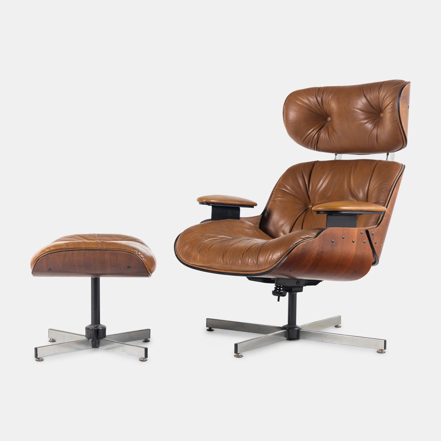 Lounge Chair and Ottoman Plycraft, USA