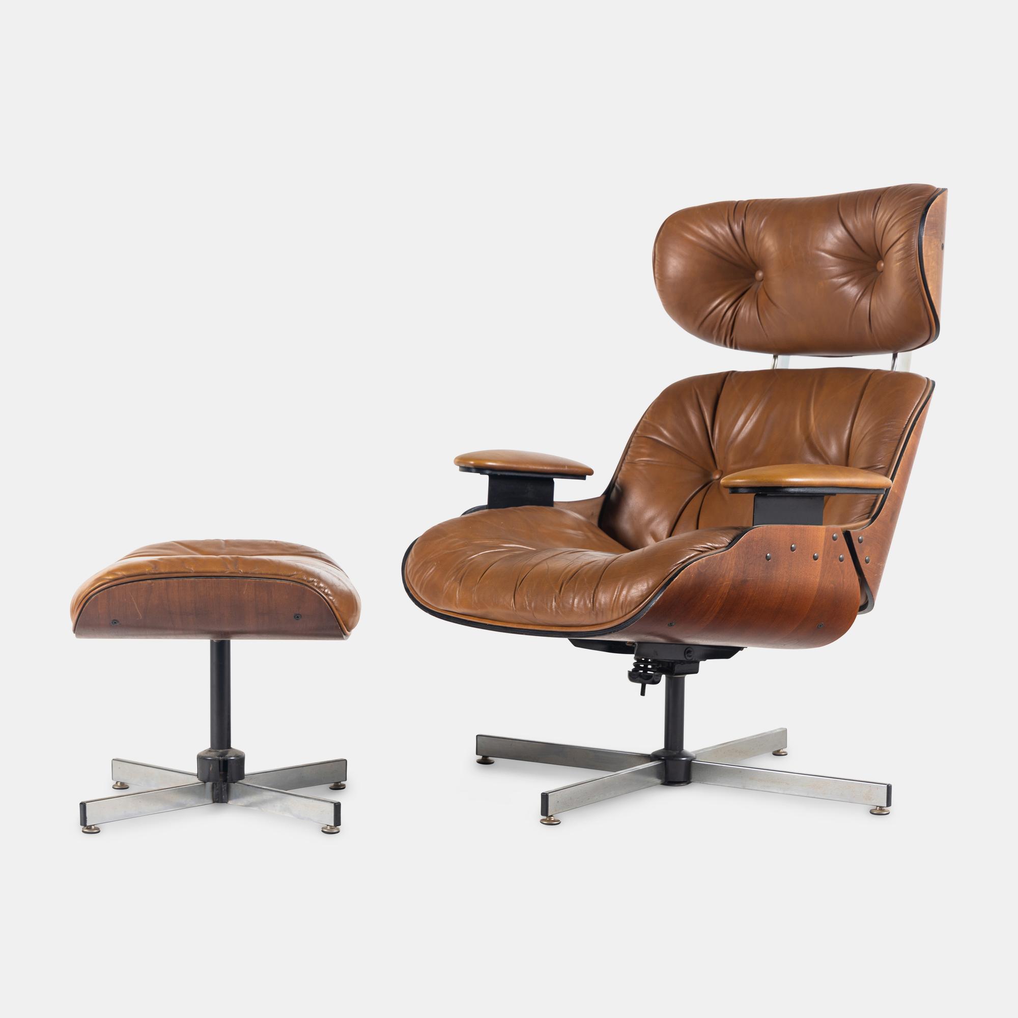 Lounge Chair and Ottoman Plycraft, USA