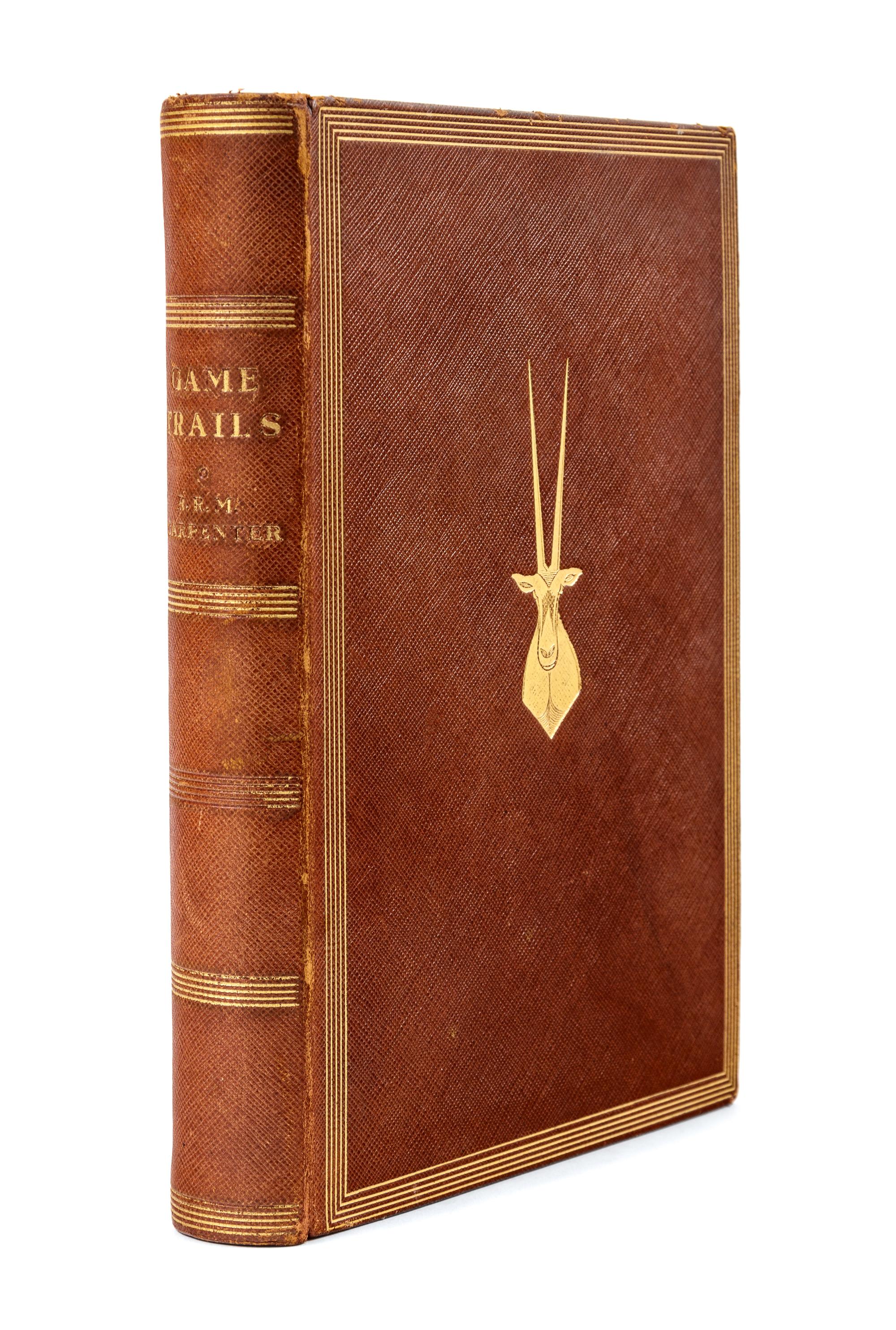 [SPORTING]. CARPENTER, Robert Ruliph Morgan (1877-1949). Game Trails from Alaska to Africa. N.p.: n.d, [ca 1938].