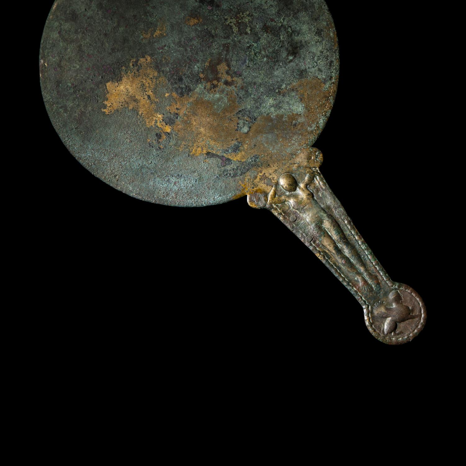A Greek Bronze Mirror