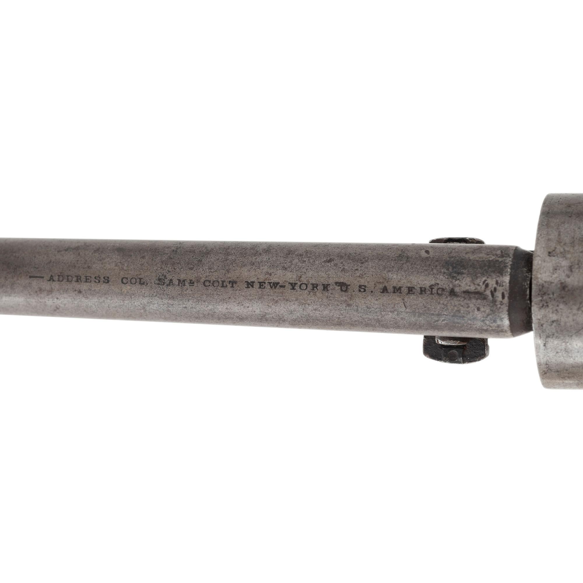 Martial Colt Model 1860 Army Revolver with Factory Letter