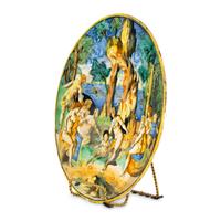 An Urbino Istoriato Majolica Charger