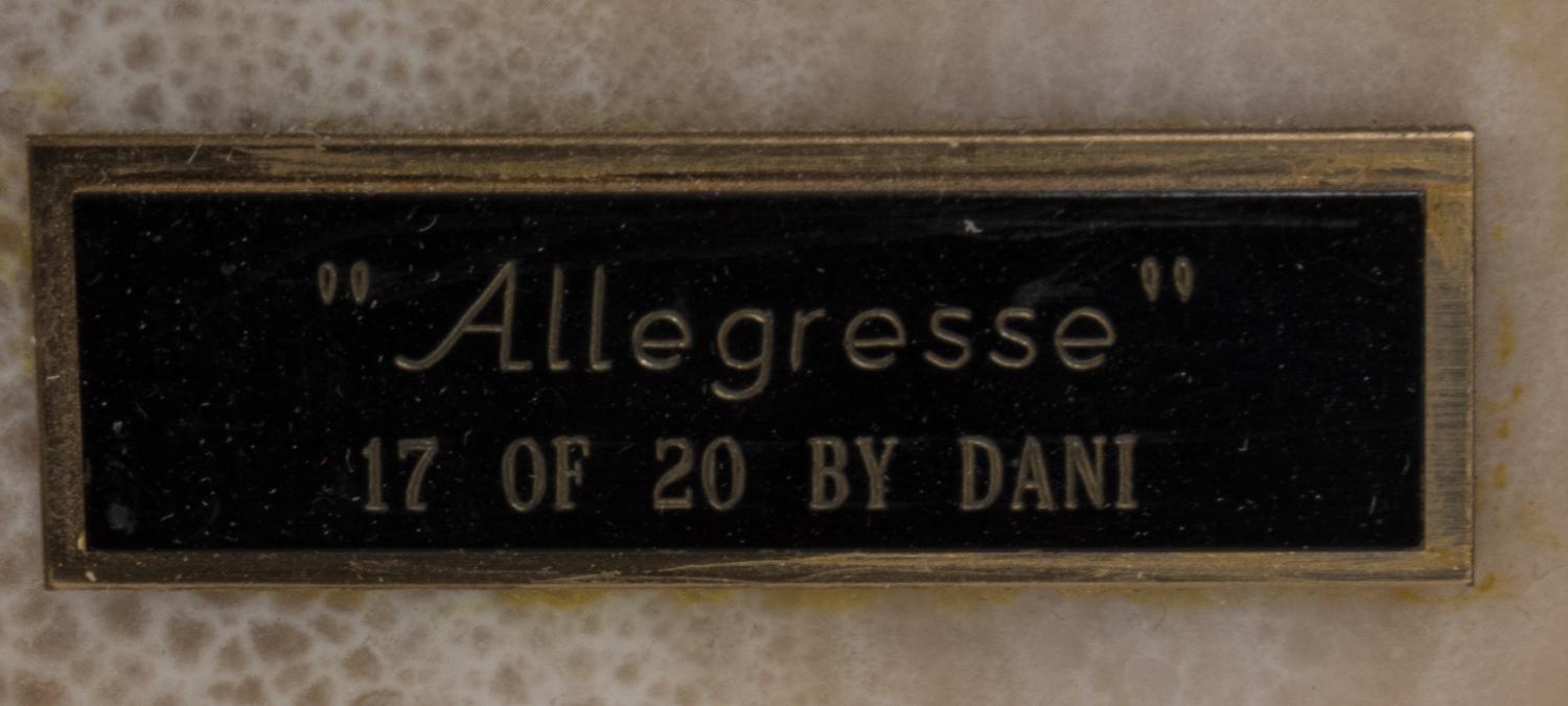 A Continental Bronze Allegresse Sculpture