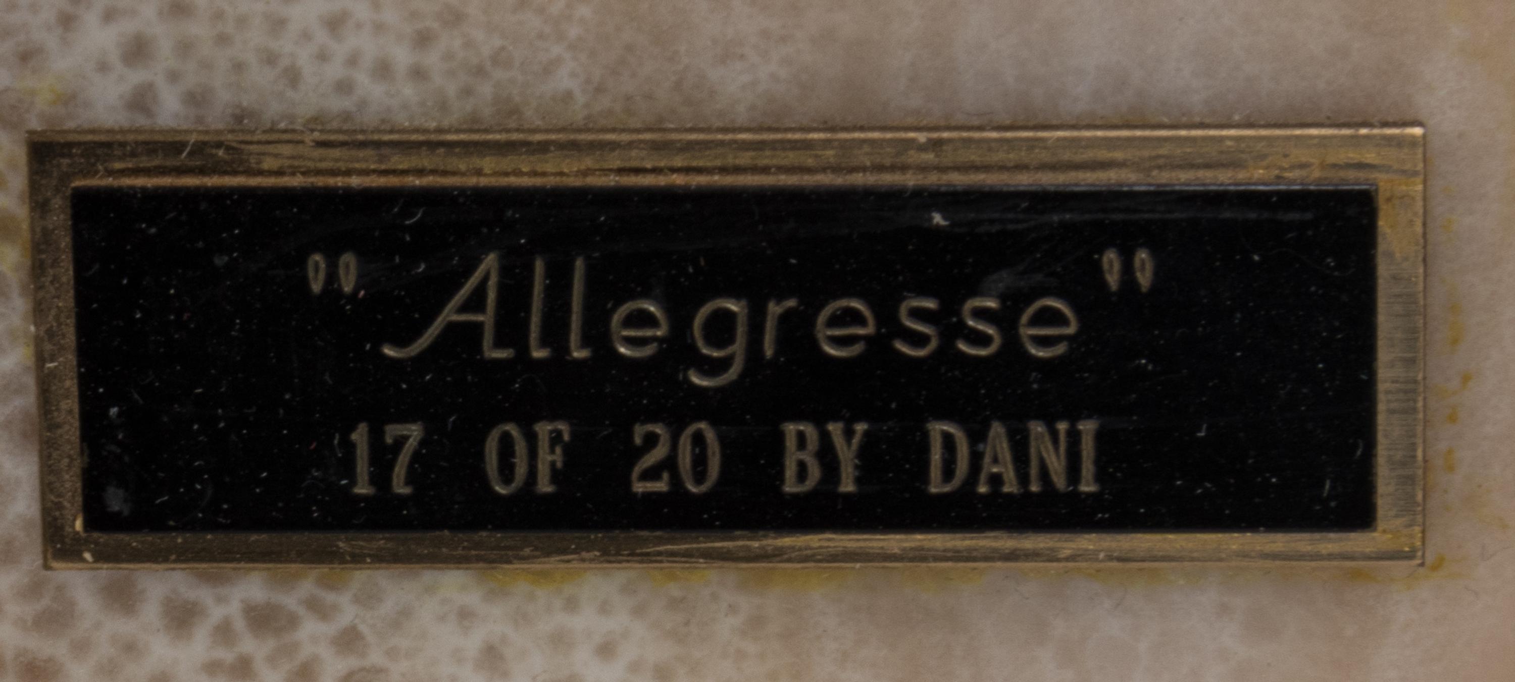 A Continental Bronze Allegresse Sculpture