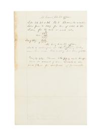 LINCOLN, Abraham (1809-1865). A small archive of 9 manuscript and partially printed documents relating to the Bullock Land Transaction, Springfield, Illinois, 1855-1859, comprising: