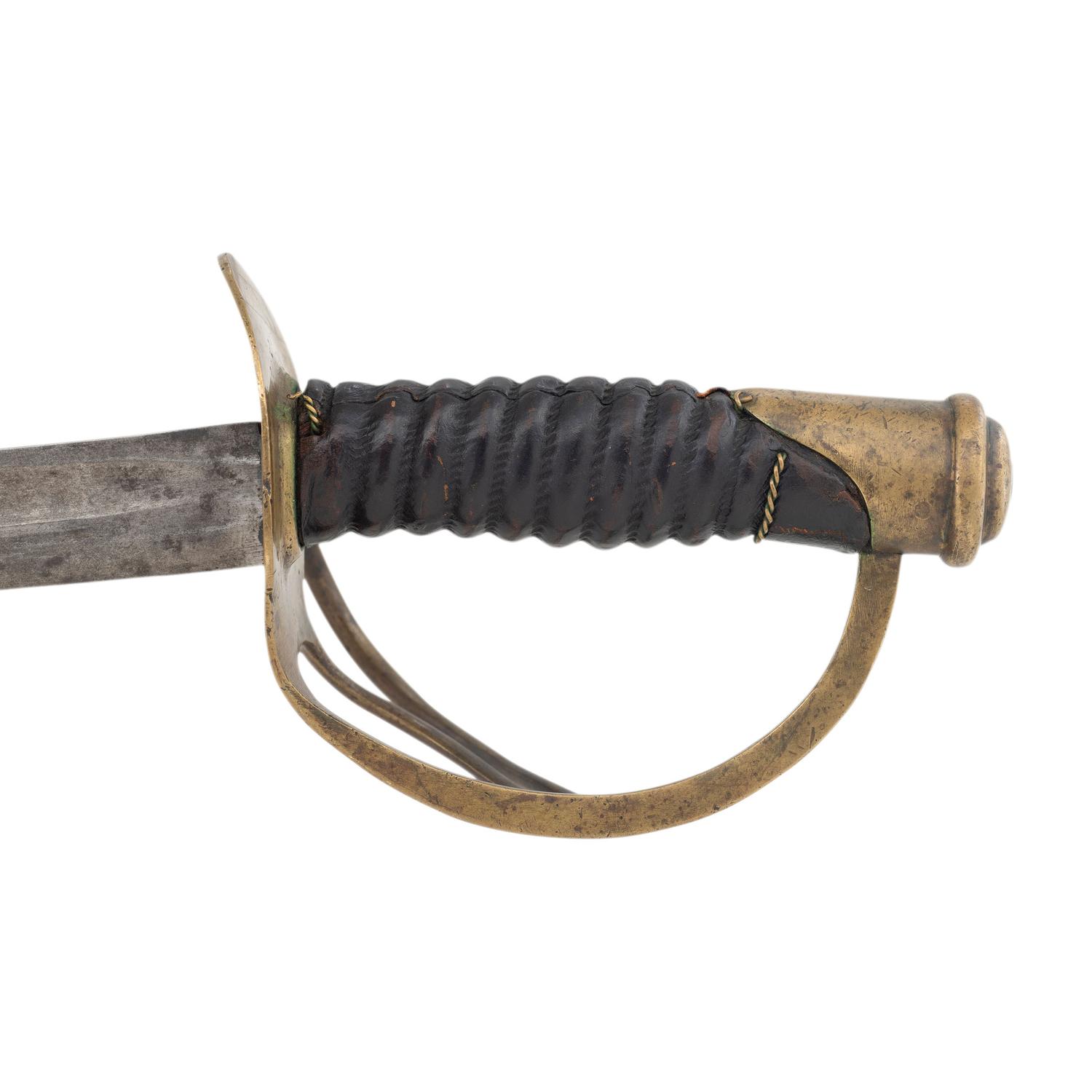 Unmarked Confederate Enlisted Cavalry Saber by Memphis Novelty Works