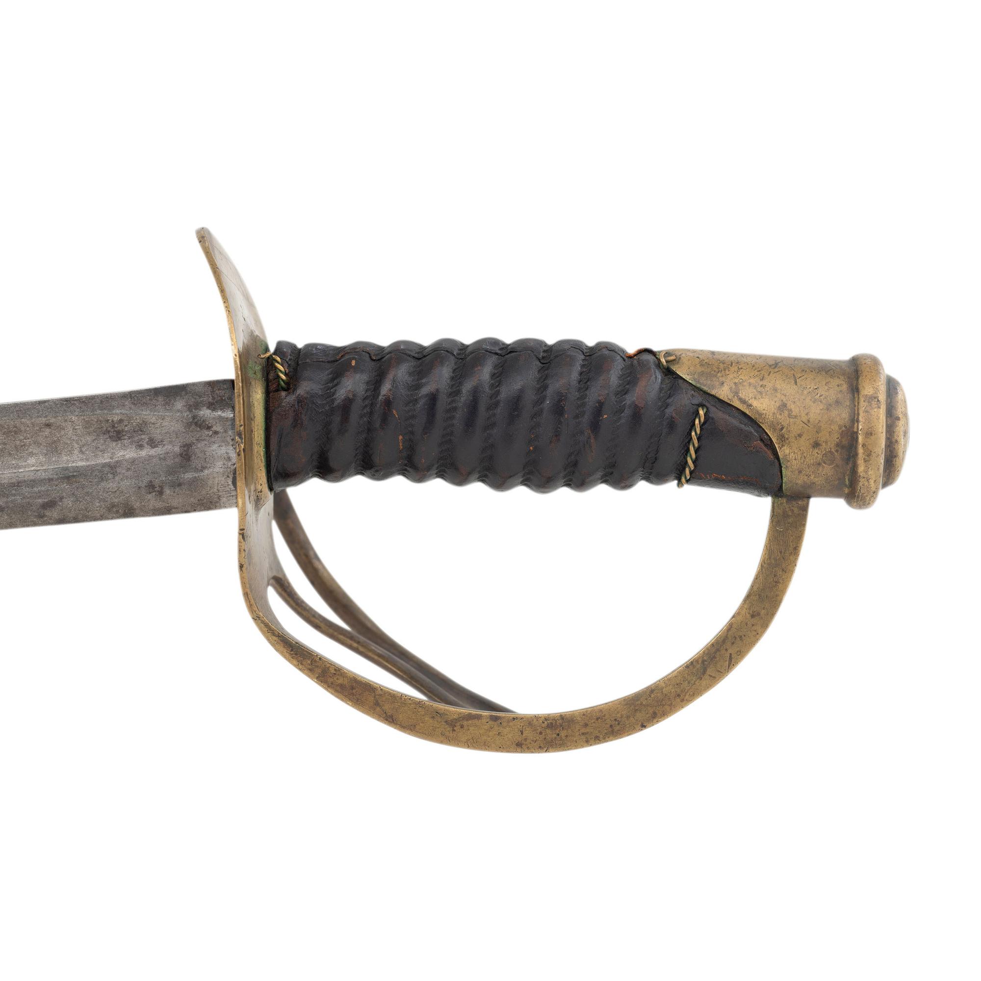 Unmarked Confederate Enlisted Cavalry Saber by Memphis Novelty Works