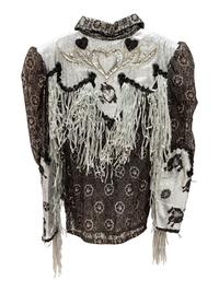 Three Lace and Lame-Fringe Women's Rodeo Shirts