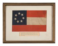 [CIVIL WAR]. Confederate First National flag. Ca 1880s-early 1900s.