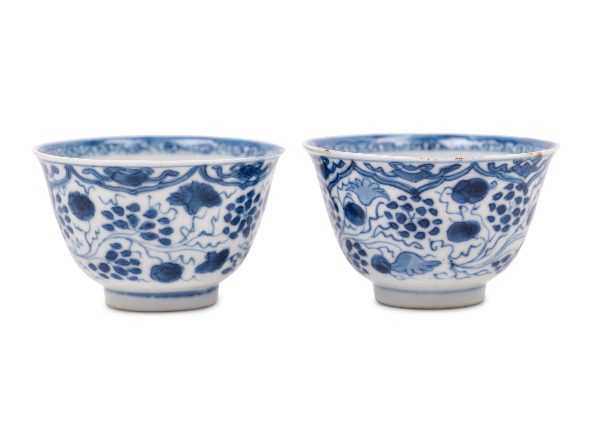 Nine Chinese Porcelain Tea Wares