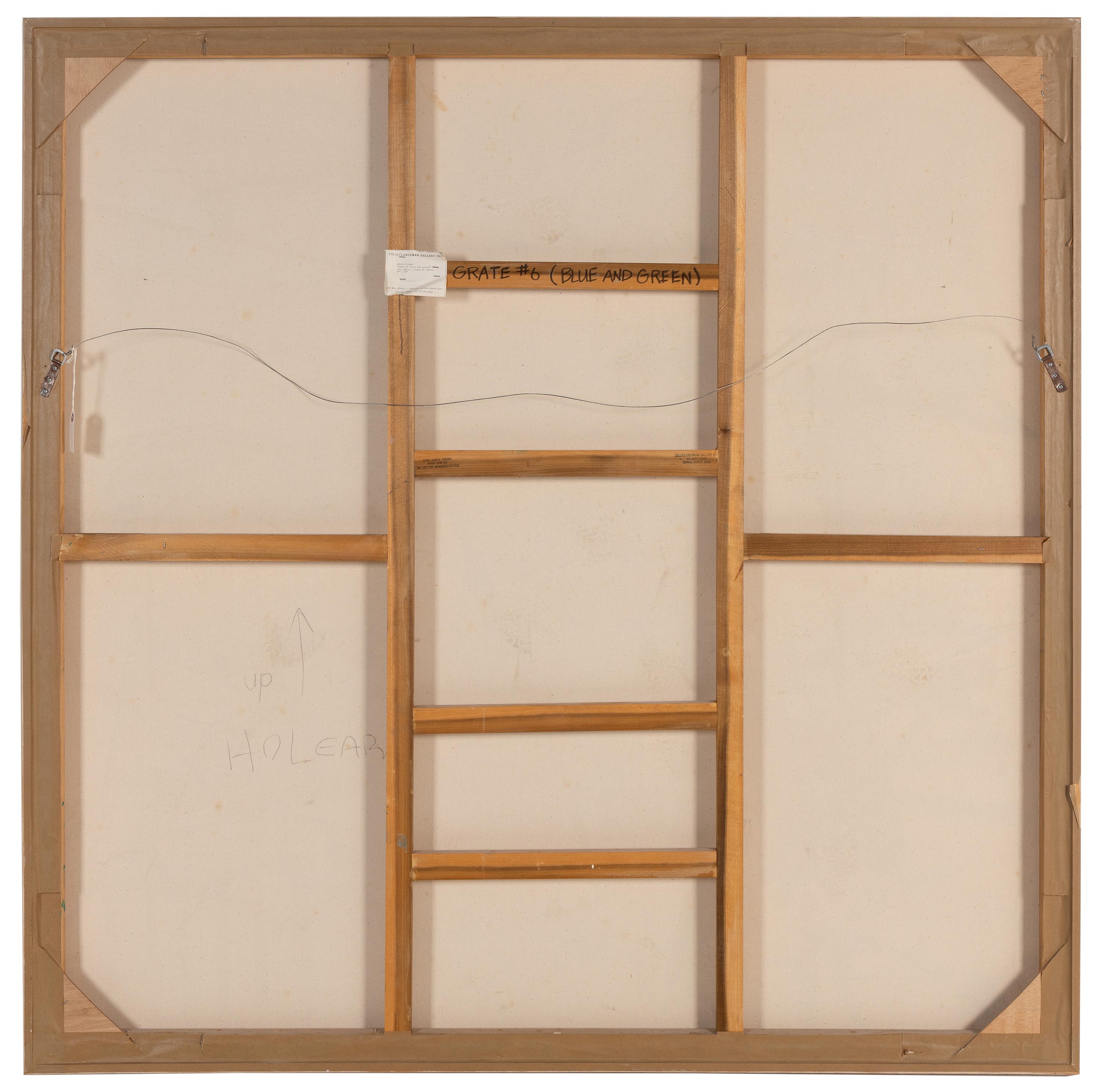 Grate #6 (Blue and Green), 1993