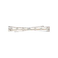DIAMOND BAR BROOCH