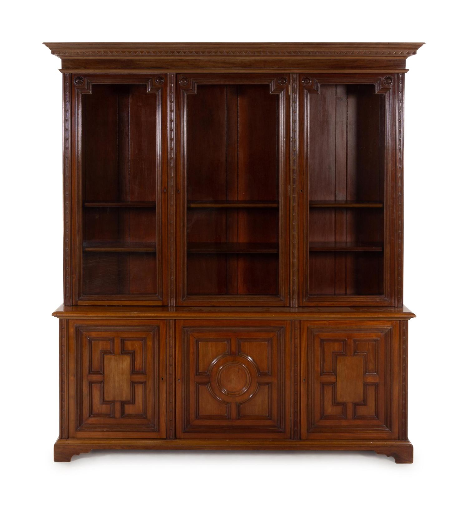 A William IV Style Mahogany Bookcase — 20TH CENTURY