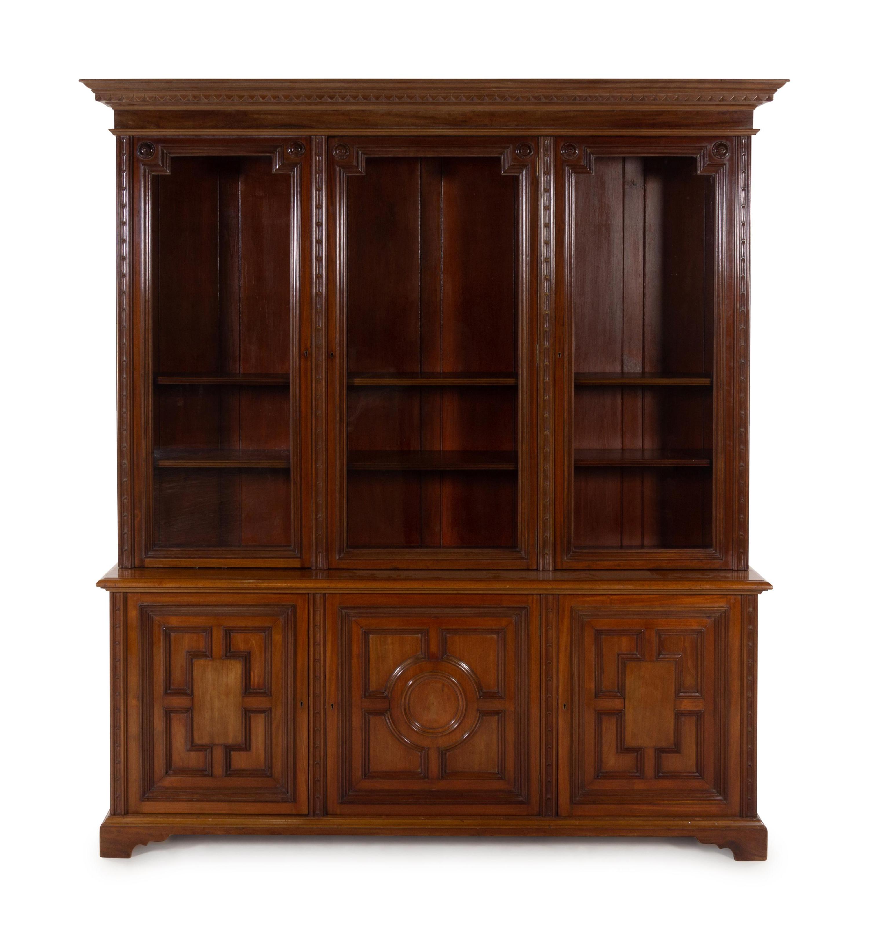 A William IV Style Mahogany Bookcase — 20TH CENTURY
