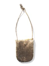 Pueblo Painted Hide Bag, with Interior Decoration