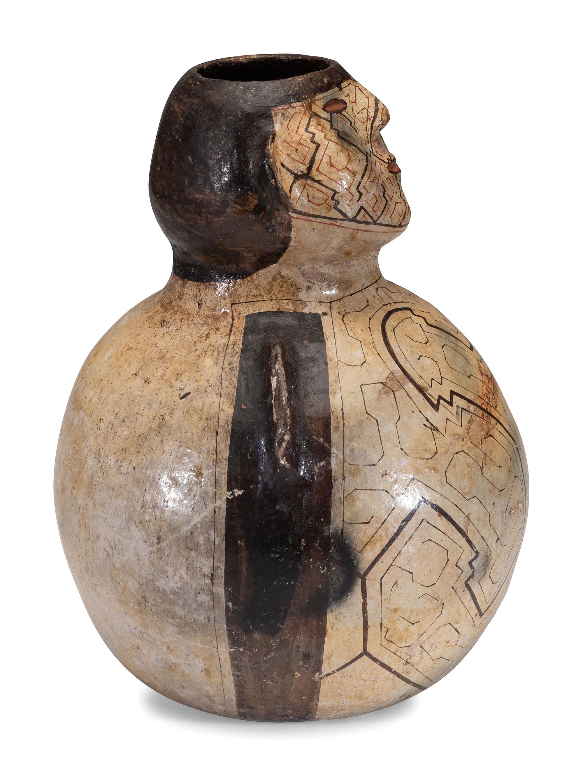 Peruvian Shipibo Storage Pottery Jar