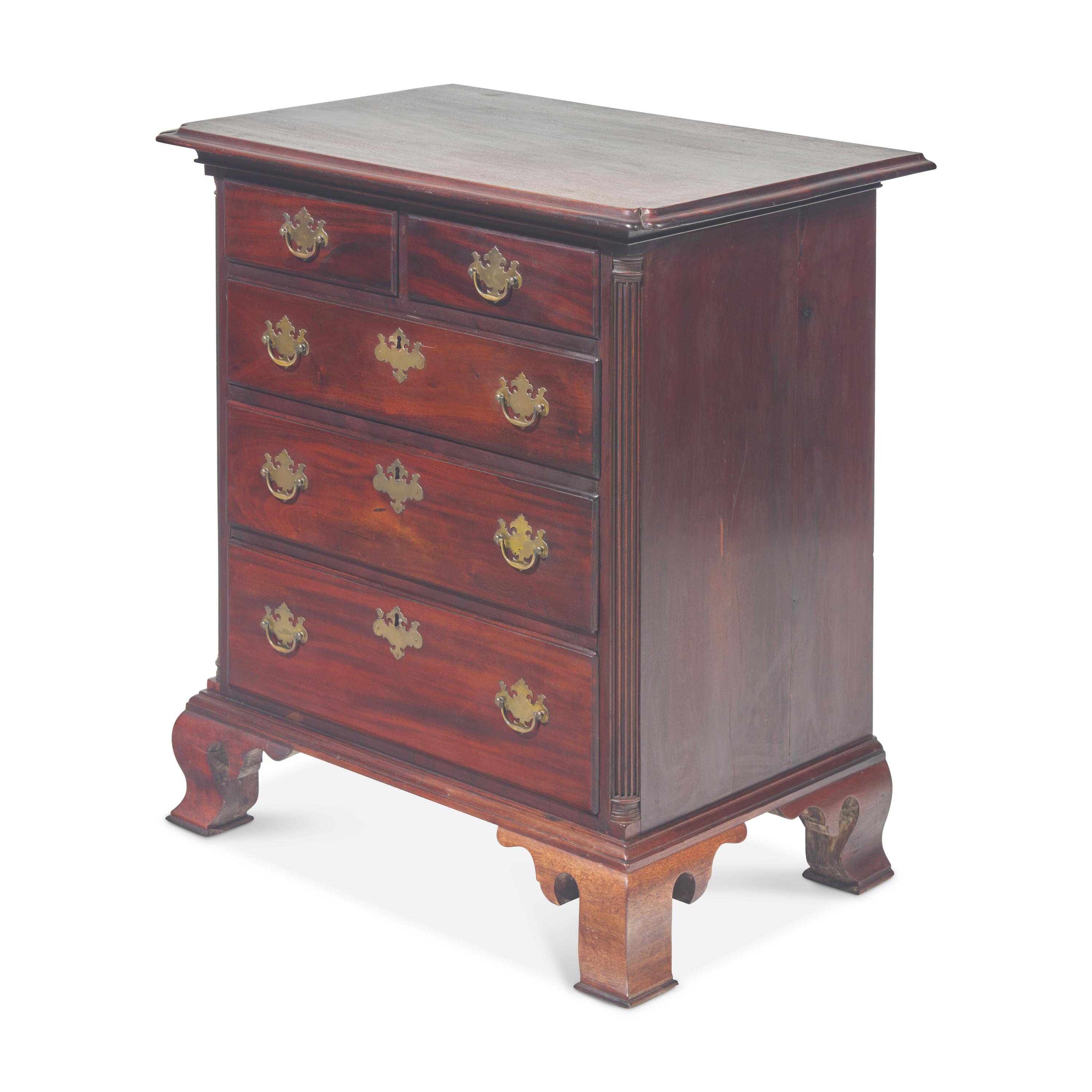A Chippendale Mahogany Chest of Drawers