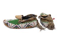 Sioux Beaded Hide Moccasins