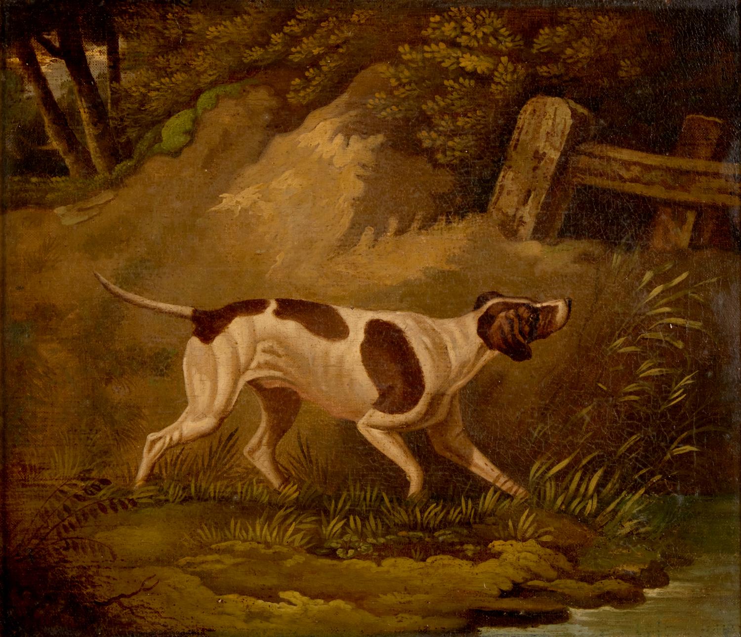 English School 19th century, A Pair: On the Scent; Together with Closing In