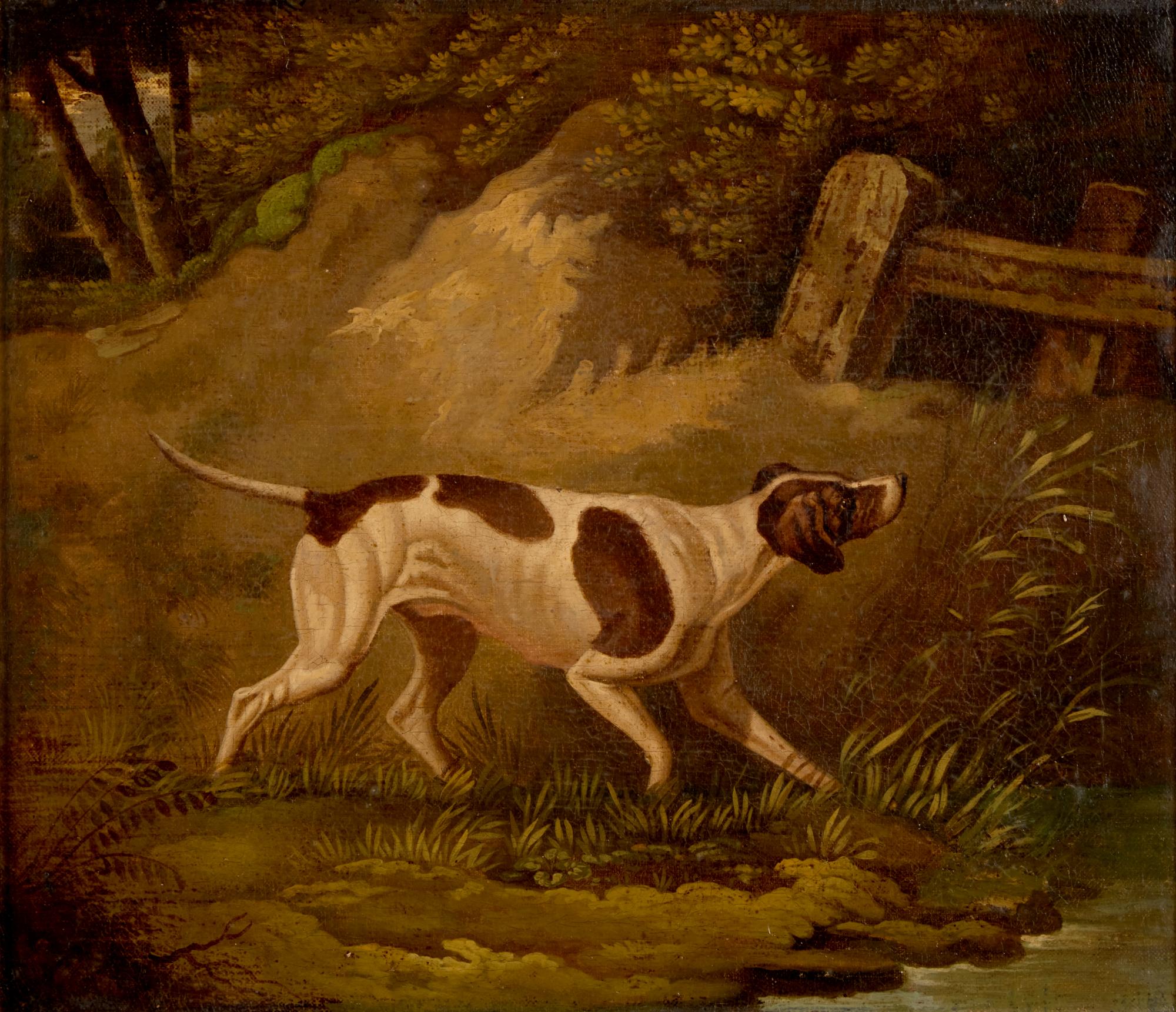 English School 19th century, A Pair: On the Scent; Together with Closing In