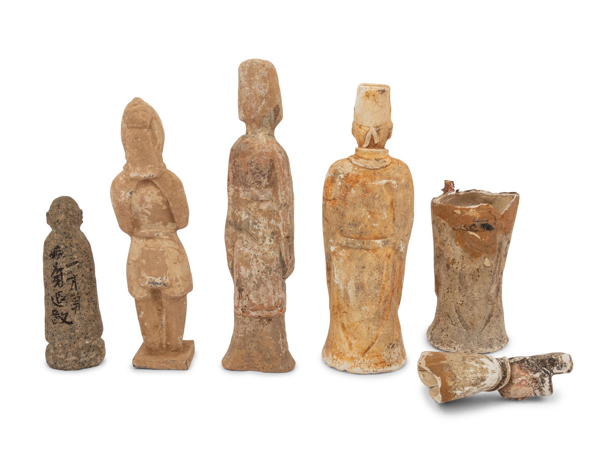 Five Chinese Figures of Males