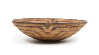 A Pima Basket Tray Height 4 x diameter 15 inches.
