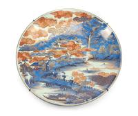 A Large Imari Palette Porcelain Charger Diameter 25 1/4 inches. — LATE 19TH CENTURY