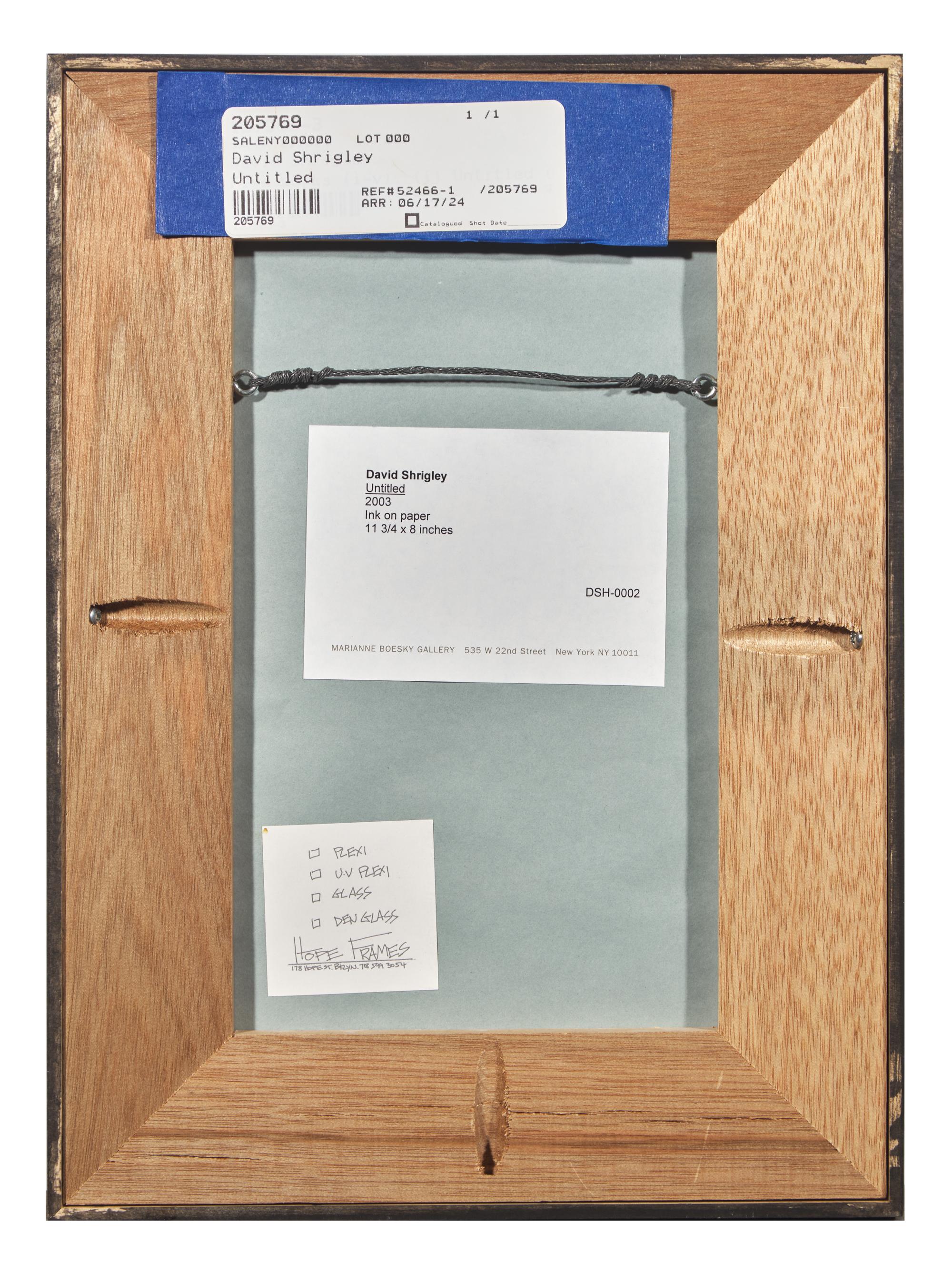 Untitled (Bam!) , 1997, Untitled (Draughtsman takes a shower) , 1997, Untitled (Dear Your Majesty) , 1997-99, Untitled (Trademarks) , 1999, Untitled (Crossword) , 1998 and Untitled , 2003 (a group of 6 works)