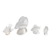 Four Lalique Animal Figurines