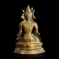 A Tibeto-Chinese bronze figure of a Bodhisattva