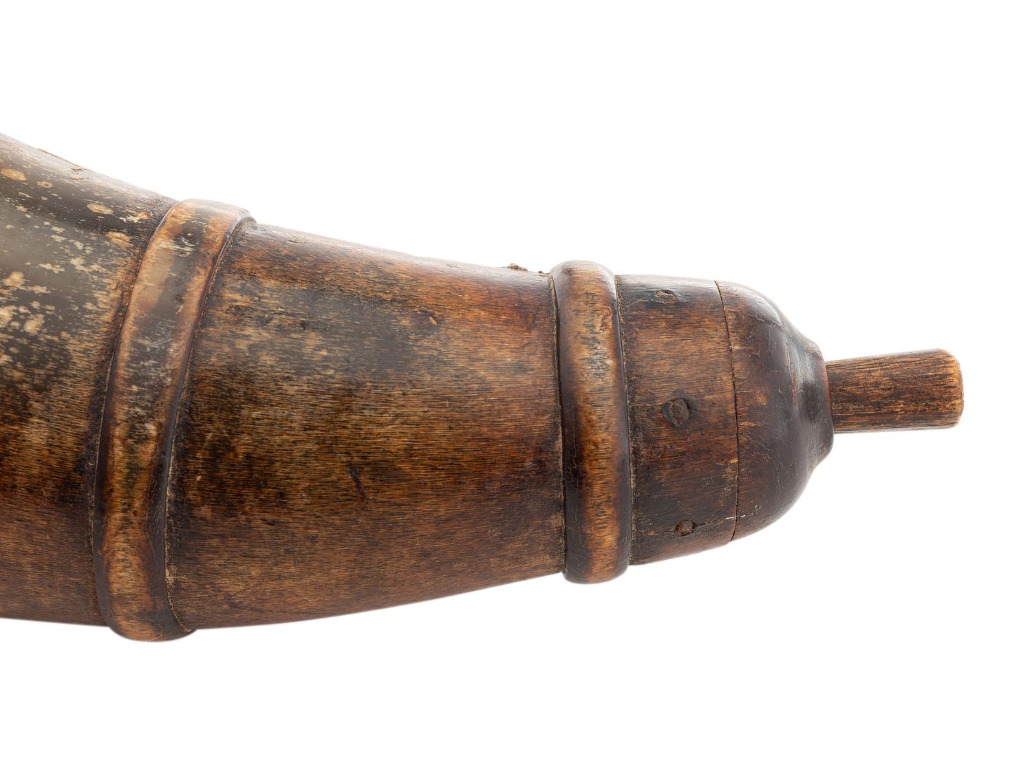 Pair of Early Mexican or Southwestern Powder Horns