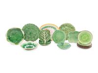 A Collection of Glazed Earthenware Plates and Platters